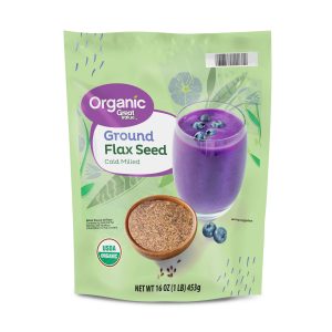Great Value Organic Ground Cold Milled Flax Seed, 16 oz